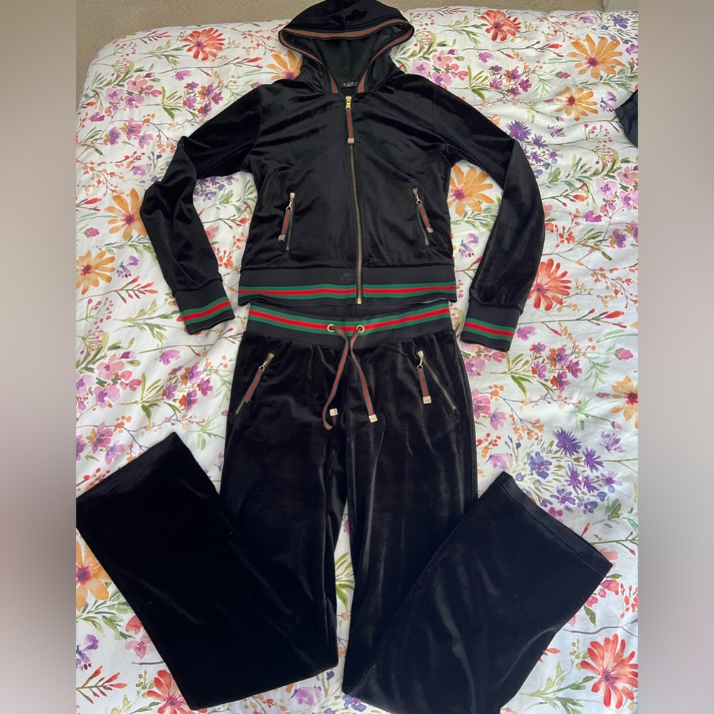 Gucci tracksuit.
